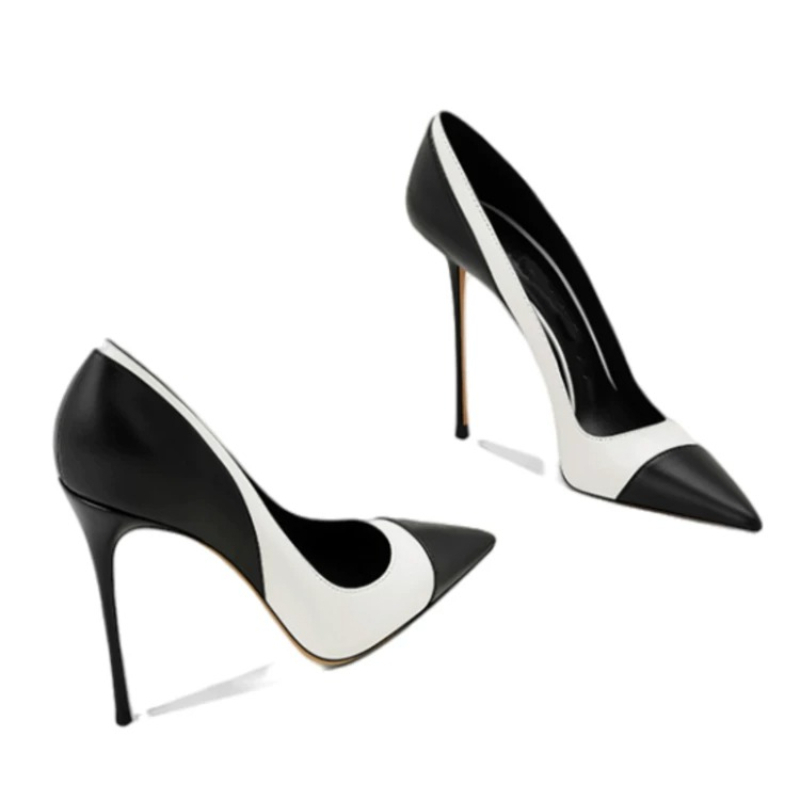 Leatherwork Designs - Escarpins sexy bicolores Yuejinlong Designer 2026