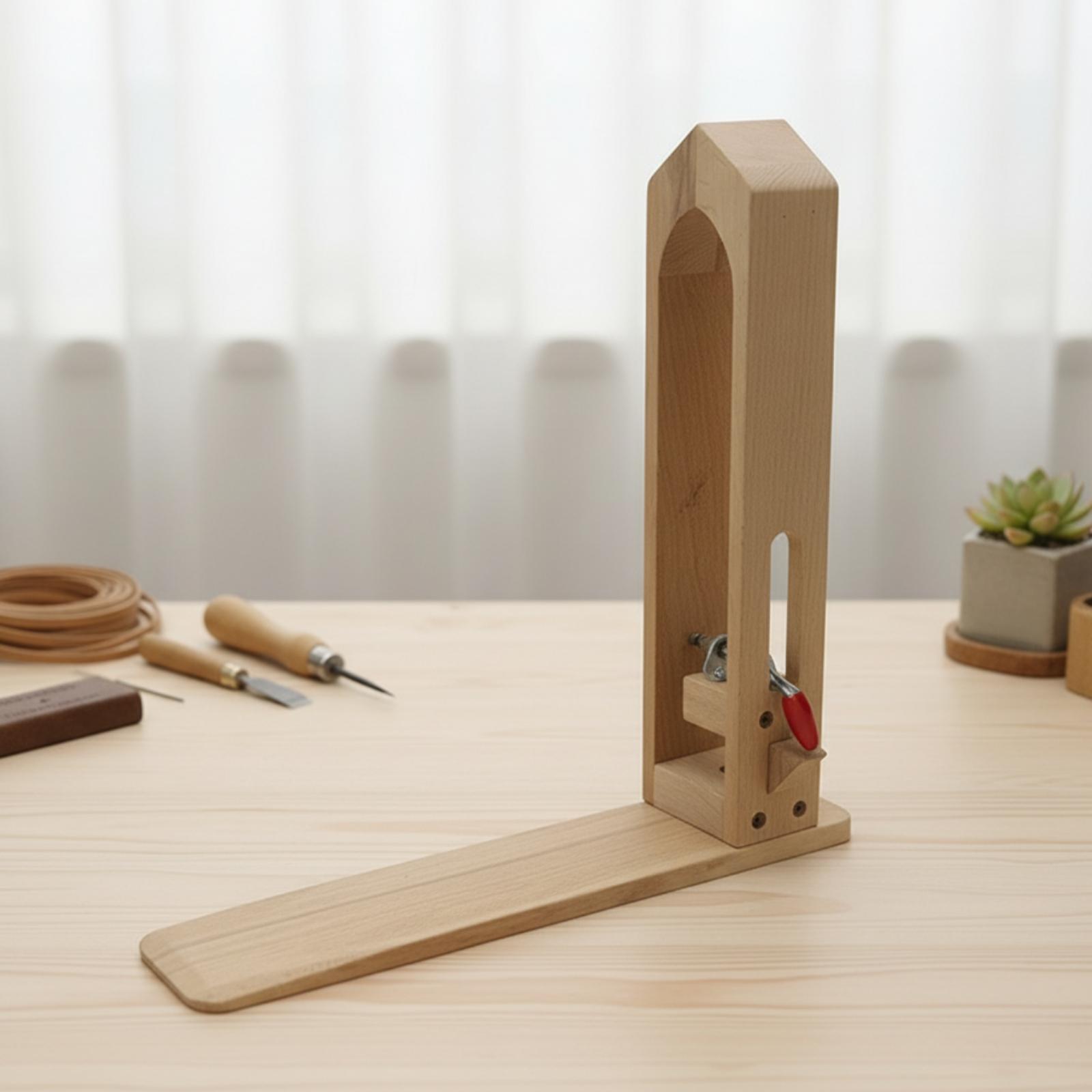 Pince à couture en bois de hêt - Leatherwork Hand Press avis et prix